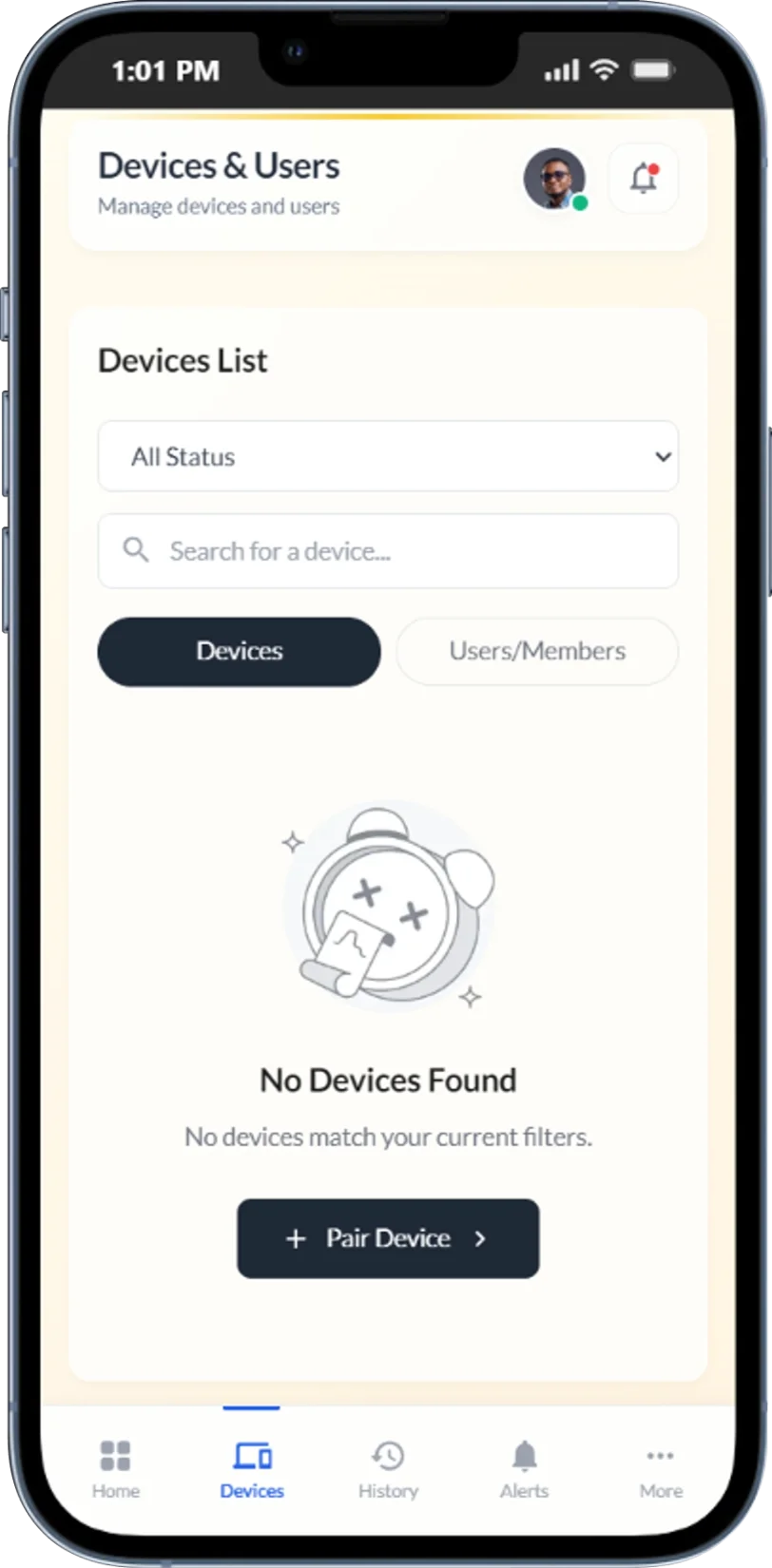 Add Devices & Users